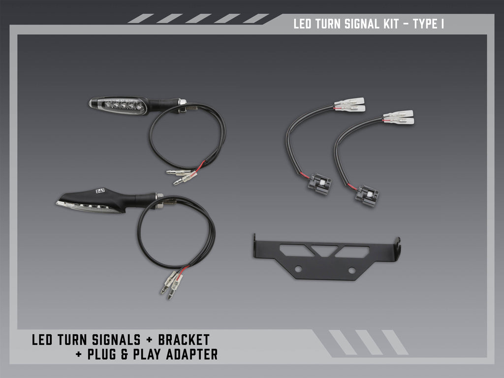 Yoshimura Type I Standard LED Signal Kit for V2 Fender Eliminators