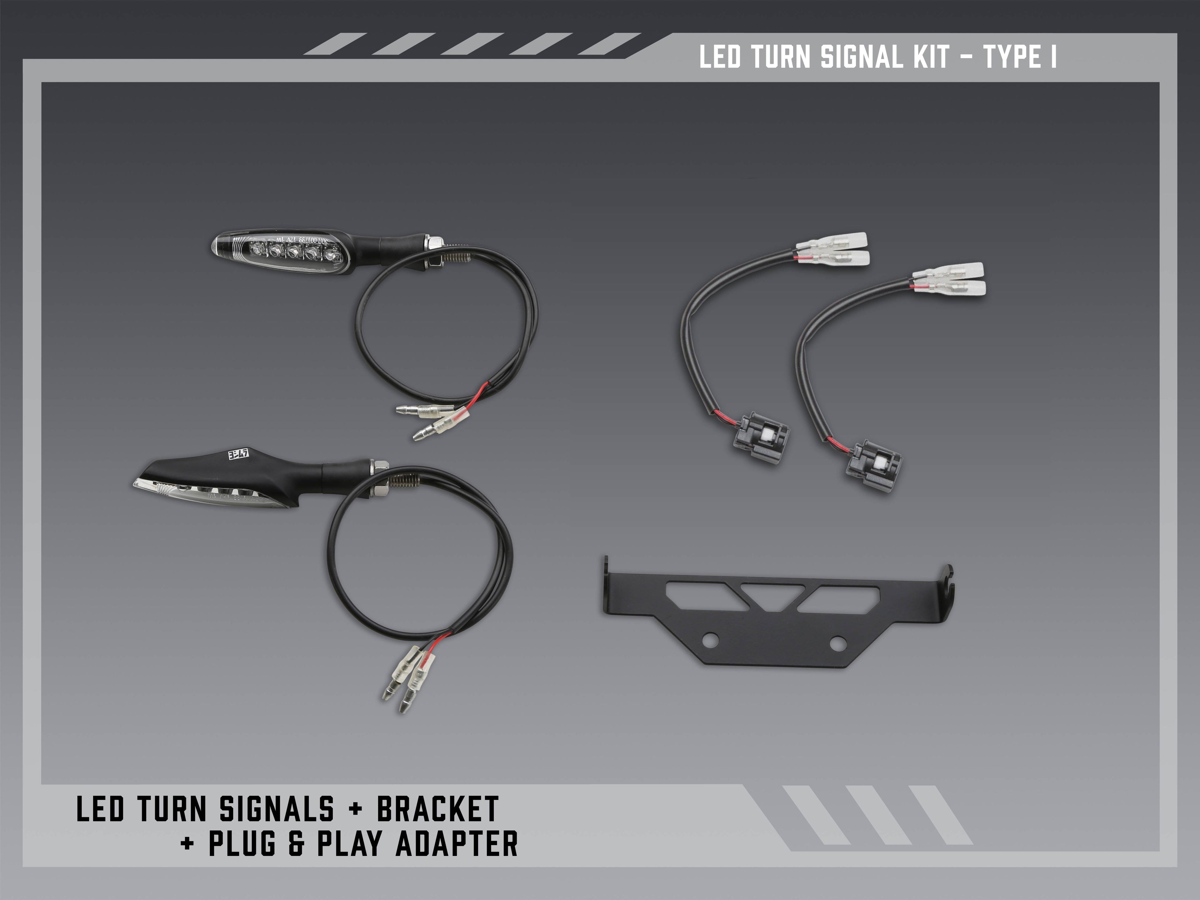 Yoshimura Type I Standard LED Signal Kit for V2 Fender Eliminators