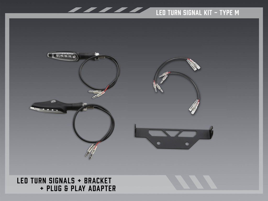 Yoshimura Type M Standard LED Signal Kit for V2 Fender Eliminators