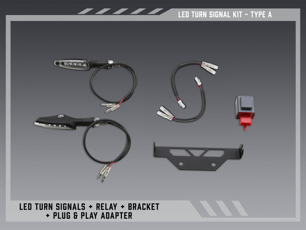 Yoshimura Type A Standard LED Signal Kit for V2 Fender Eliminators
