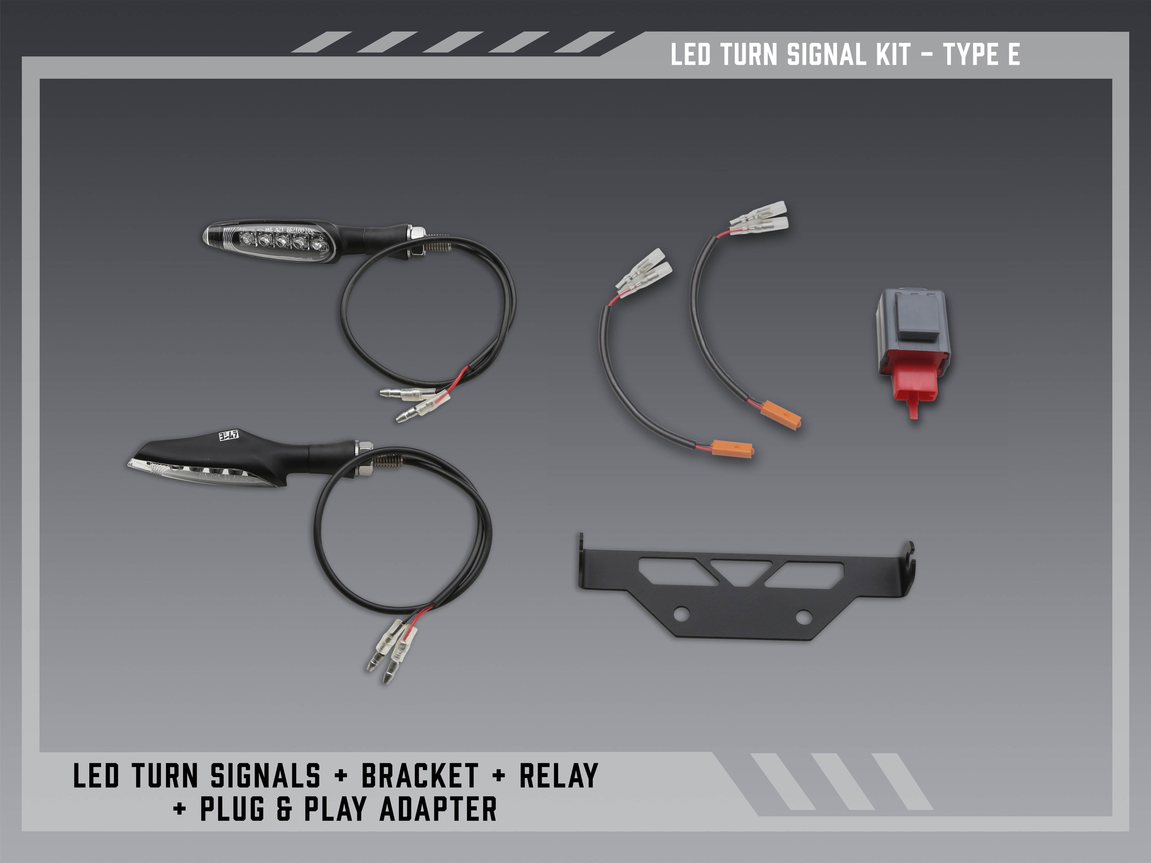 Yoshimura Type E Standard LED Signal Kit for V2 Fender Eliminators