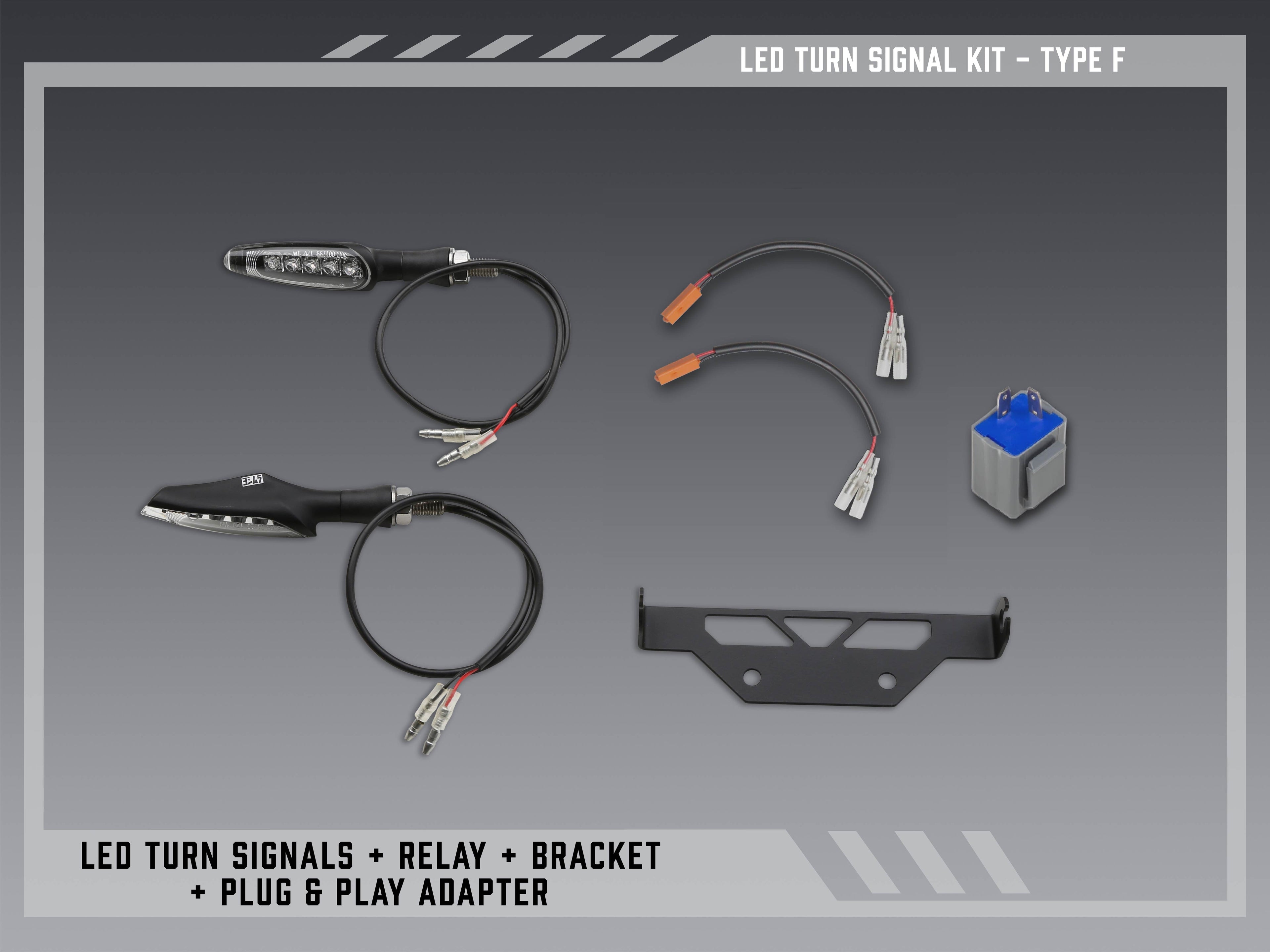 Yoshimura Type F Standard LED Signal Kit for V2 Fender Eliminators