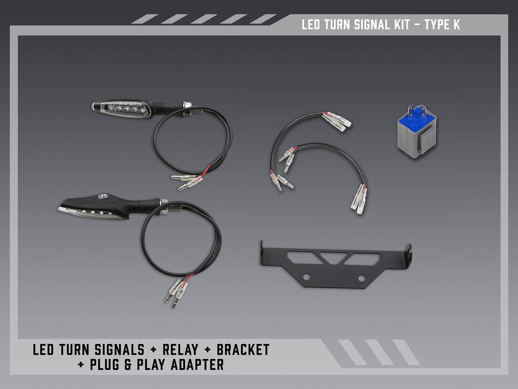 Yoshimura Type K Standard LED Signal Kit for V2 Fender Eliminators