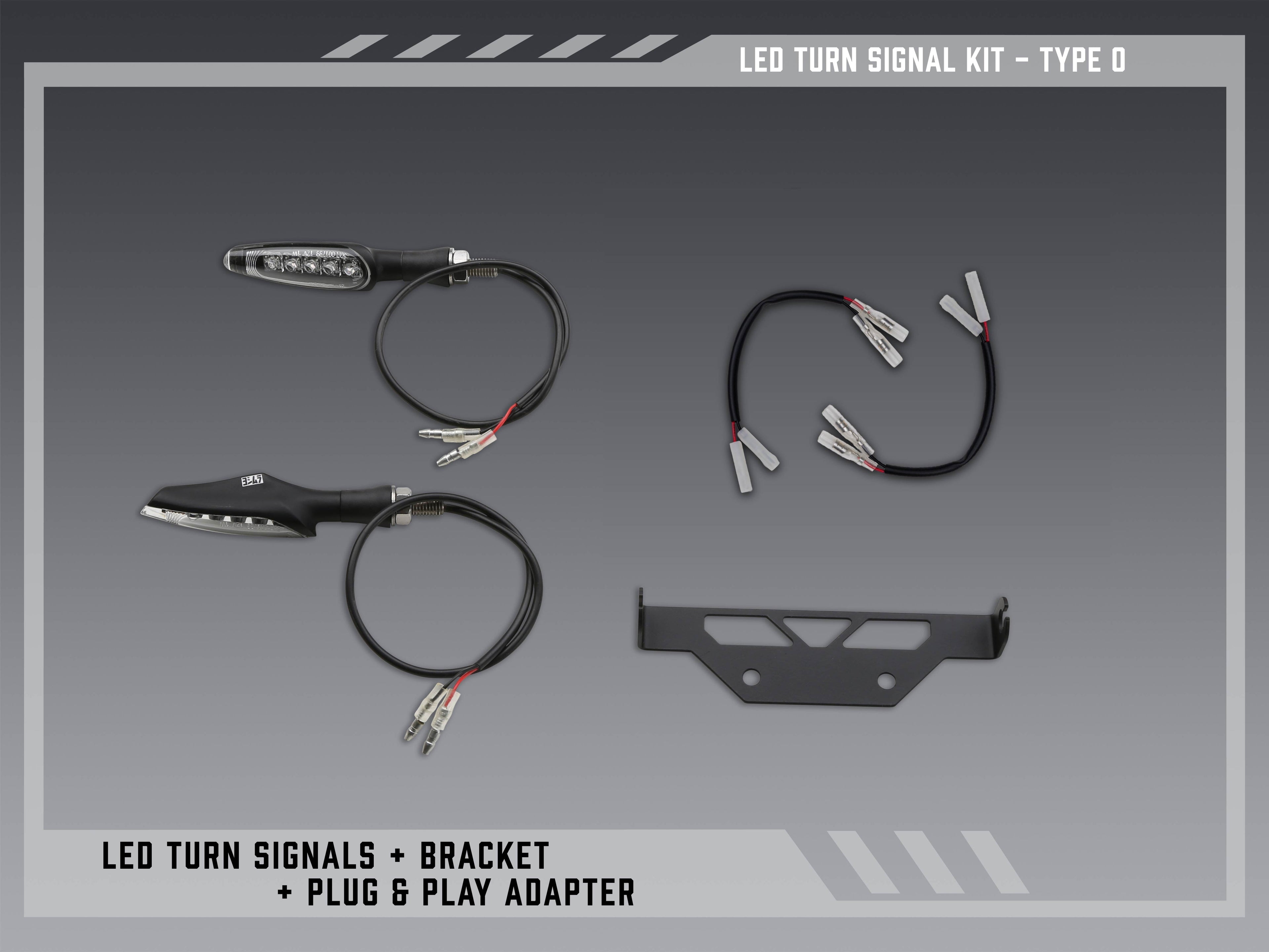 Yoshimura Type O Standard LED Signal Kit for V2 Fender Eliminators