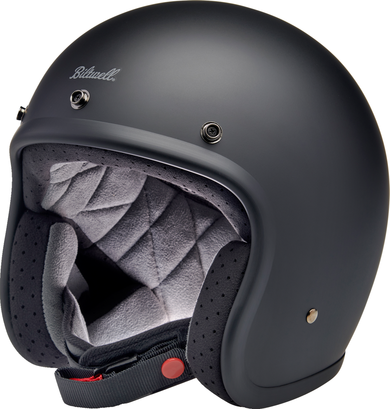 BILTWELL Bonanza Helmet - Flat Black / Medium 0104-1486