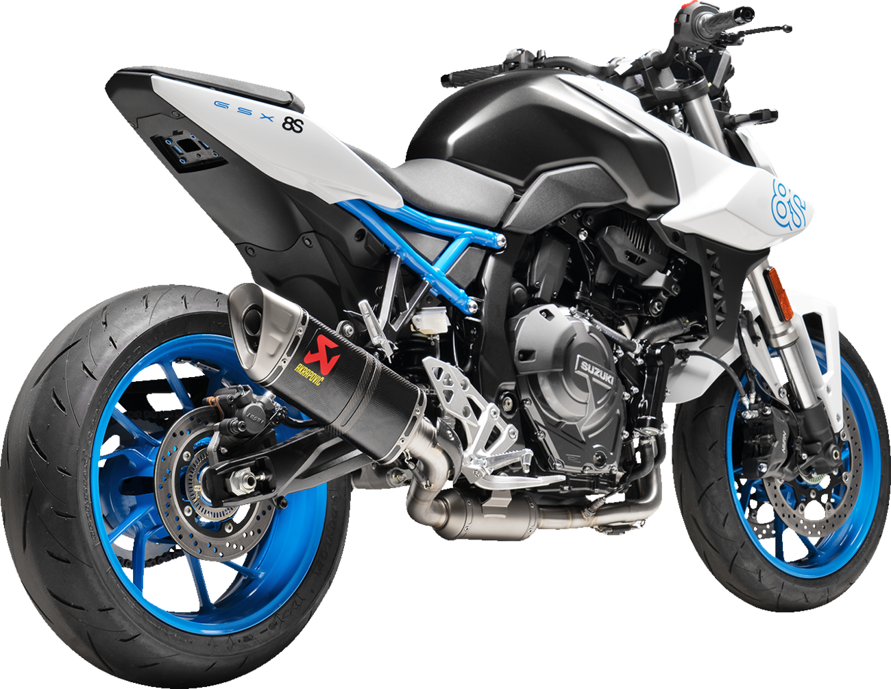AKRAPOVIC Racing Line Exhaust System - Carbon Fiber / Suzuki GSX-8S & GSX-8R 1810-3231