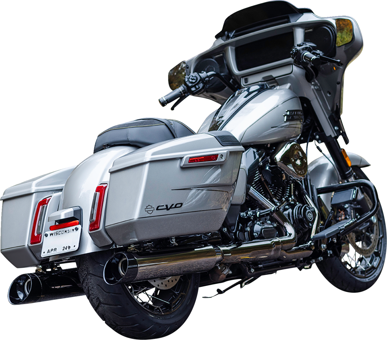 4-1/2" MK45 Performance Slip-On Mufflers - Lava Chrome - 50-State