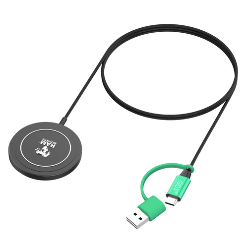 RAM Mounts RAM-GDS-CHARGE-W2M Qi2 15W Wireless Charger Black