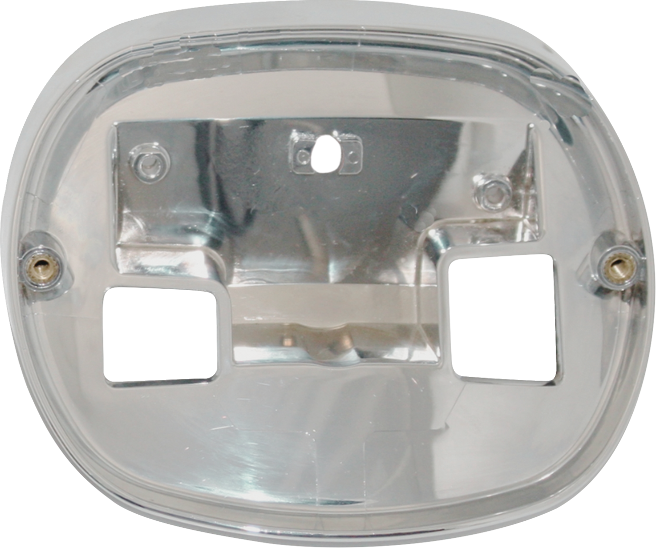 CUSTOM DYNAMICS Taillight Baseplate - Chrome 2010-1572