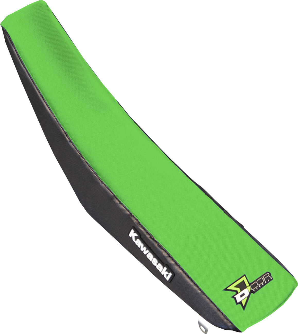 D'COR Visuals Seat Cover - Green/Black - KX250F/450F '12-'16