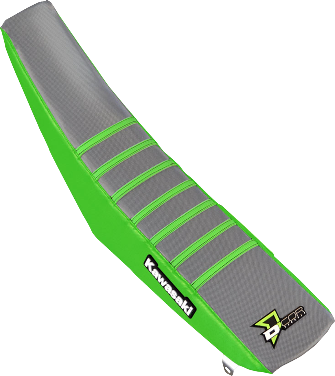 D'COR Visuals Seat Cover - Green/Gray - KX250F/450F '12-'16