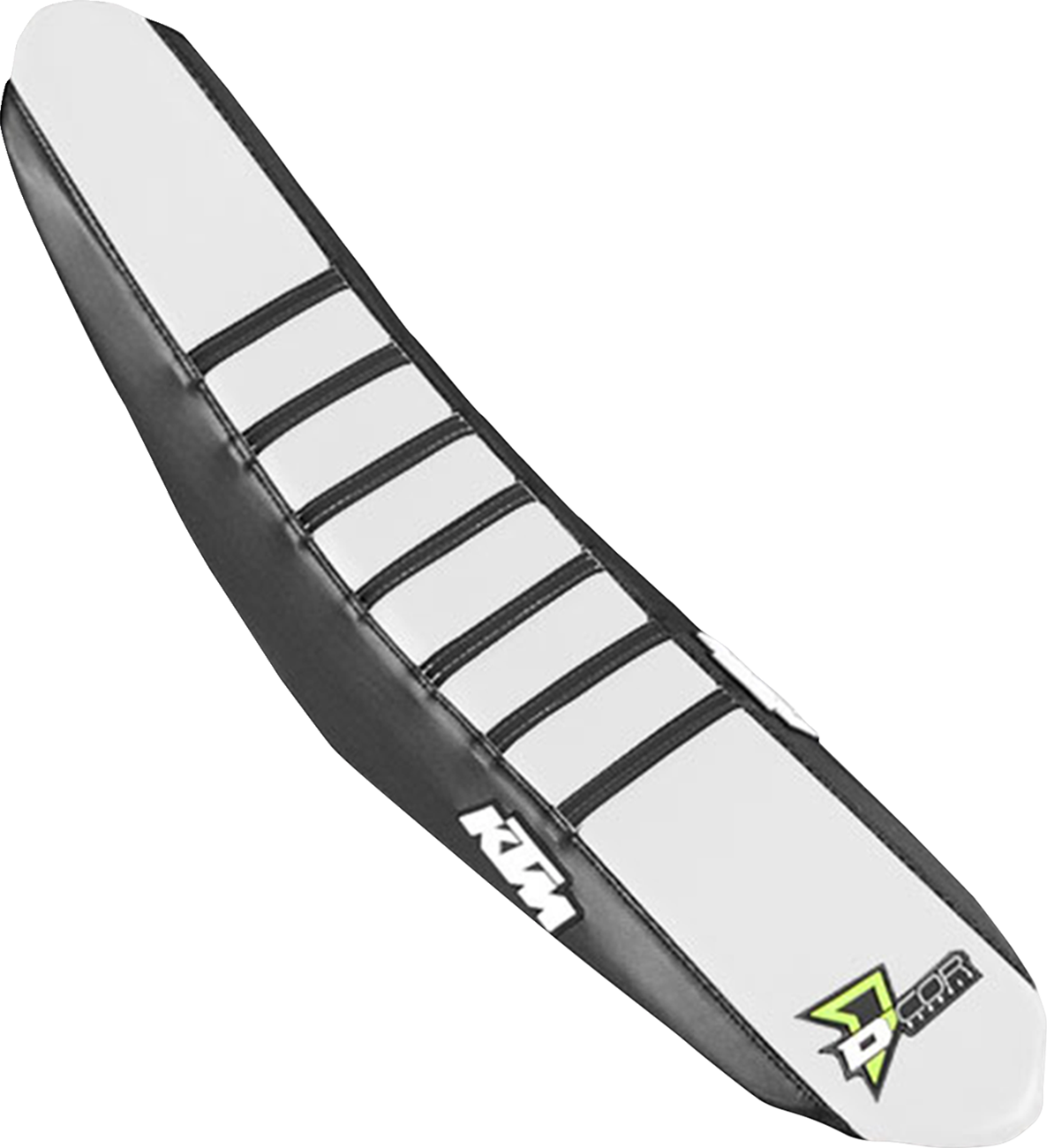 D'COR Visuals Seat Cover - Black/White - SX/F '11-'16