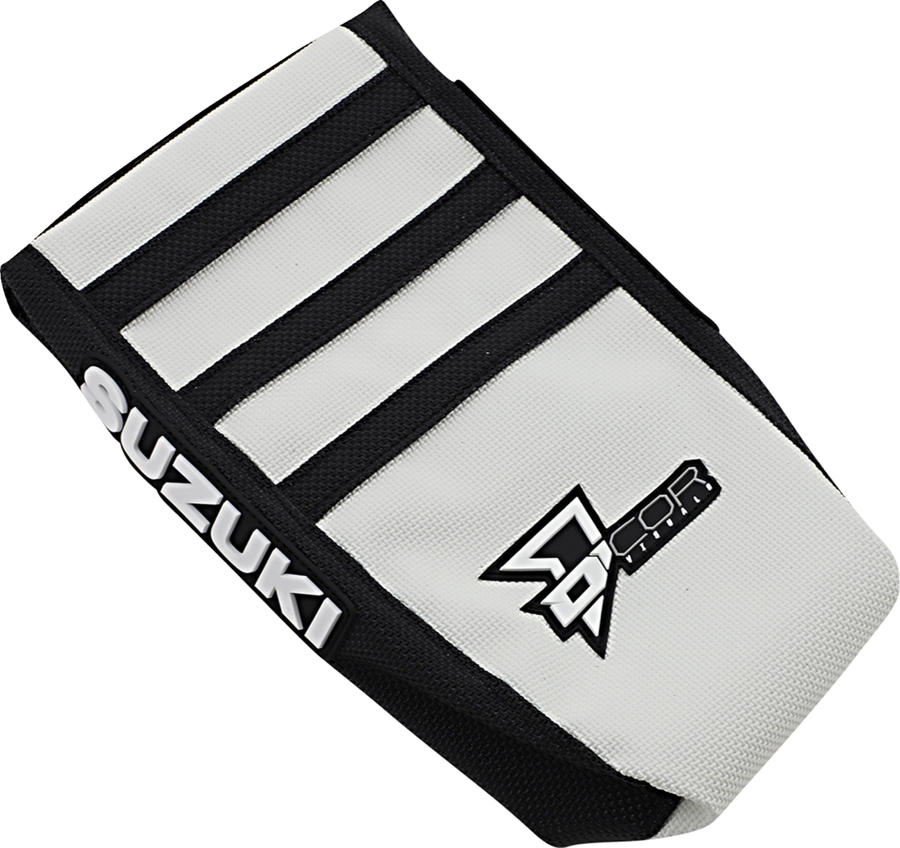 D'COR Visuals Seat Cover - Black/White - RMZ250/450 '04-'18