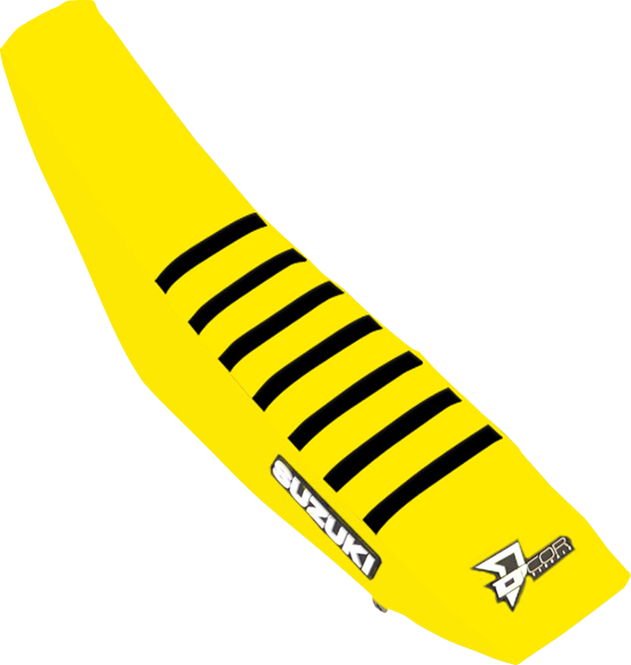 D'COR Visuals Seat Cover - Yellow/Black - RMZ250/450 '18-'25