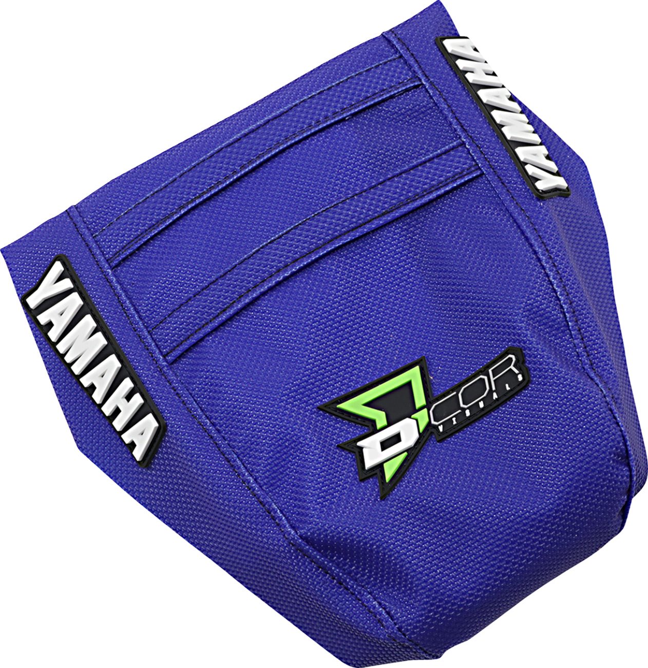 D'COR Visuals Seat Cover - Black/Green/Blue - YZ '02-'21