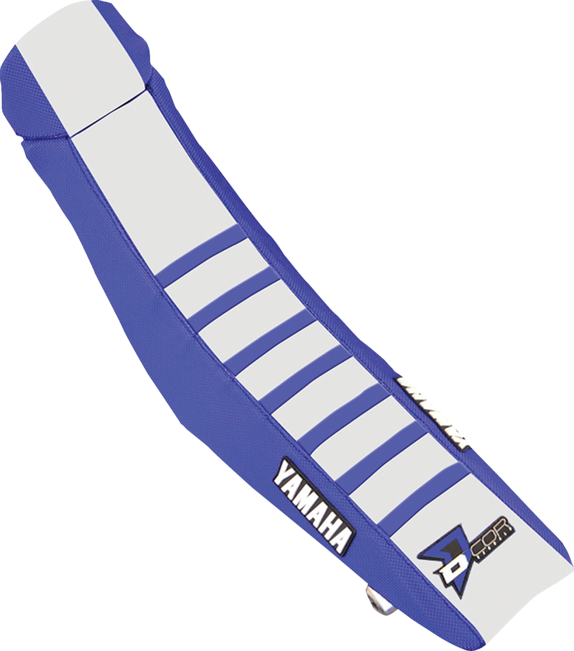 D'COR Visuals Seat Cover - Blue/White - YZ250F/450F '14-'18