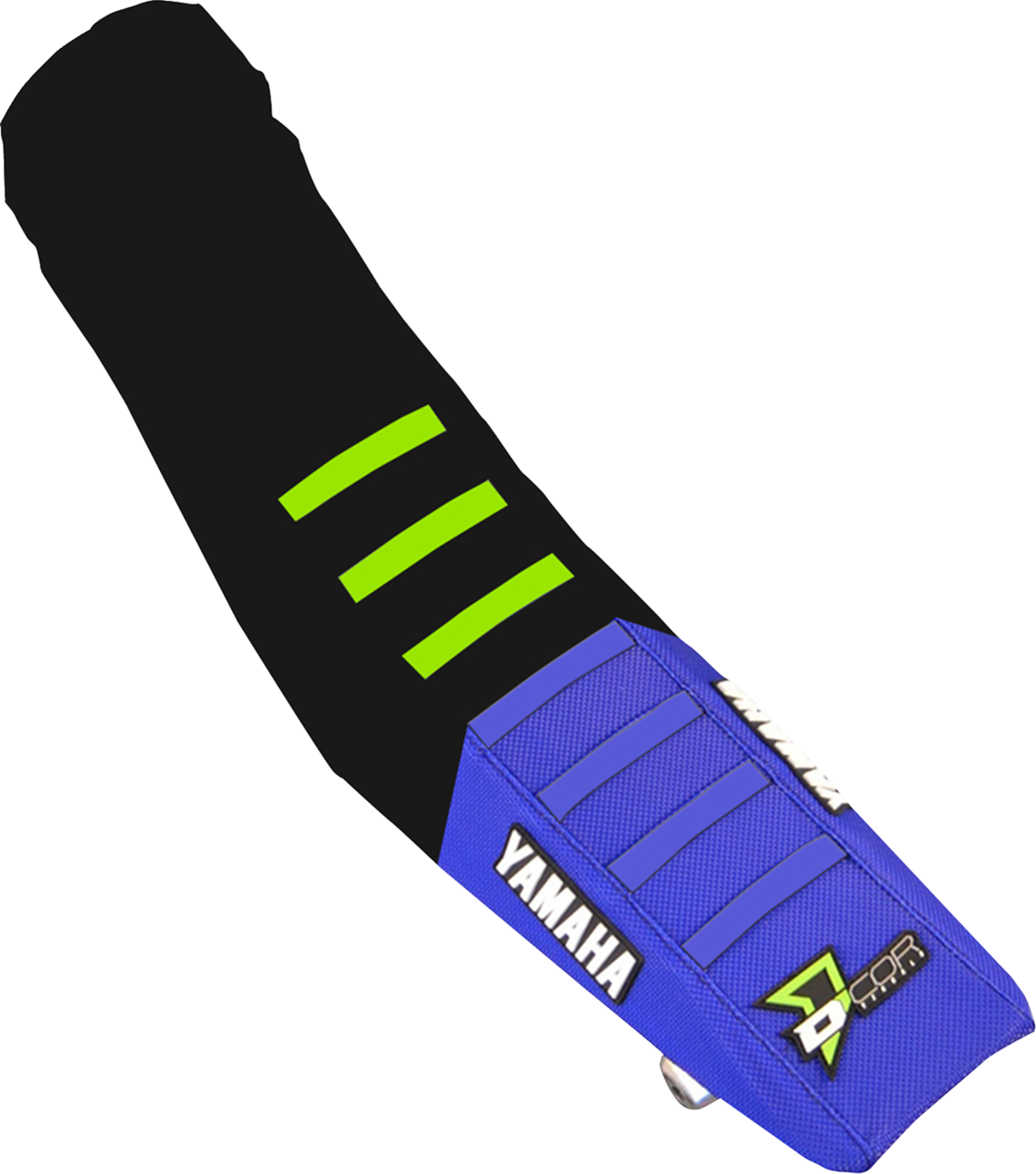 D'COR Visuals Seat Cover - Black/Green/Blue - YZ250F/450F '18-'23