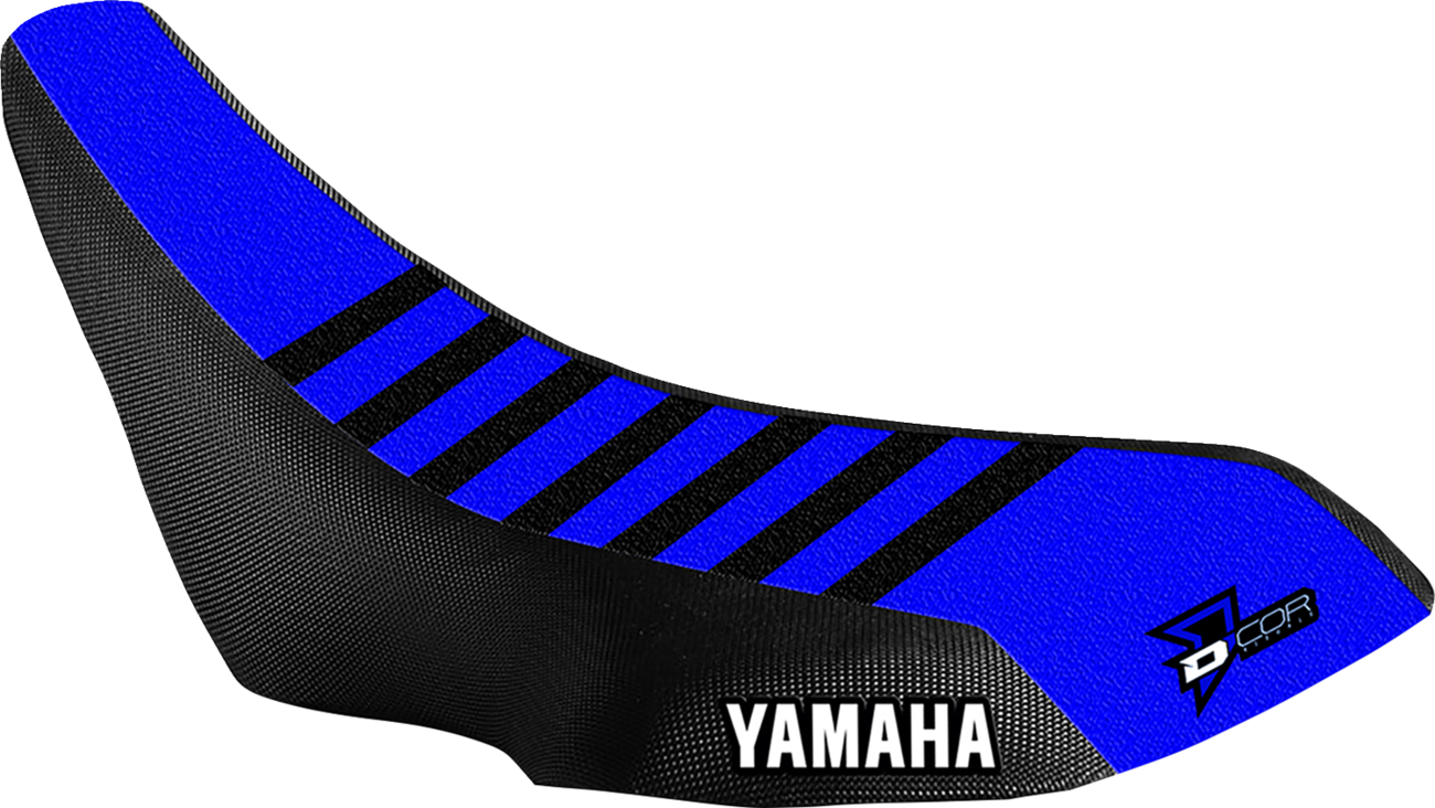 D'COR Visuals Seat Cover - Blue/Black - YFZ '14-'23