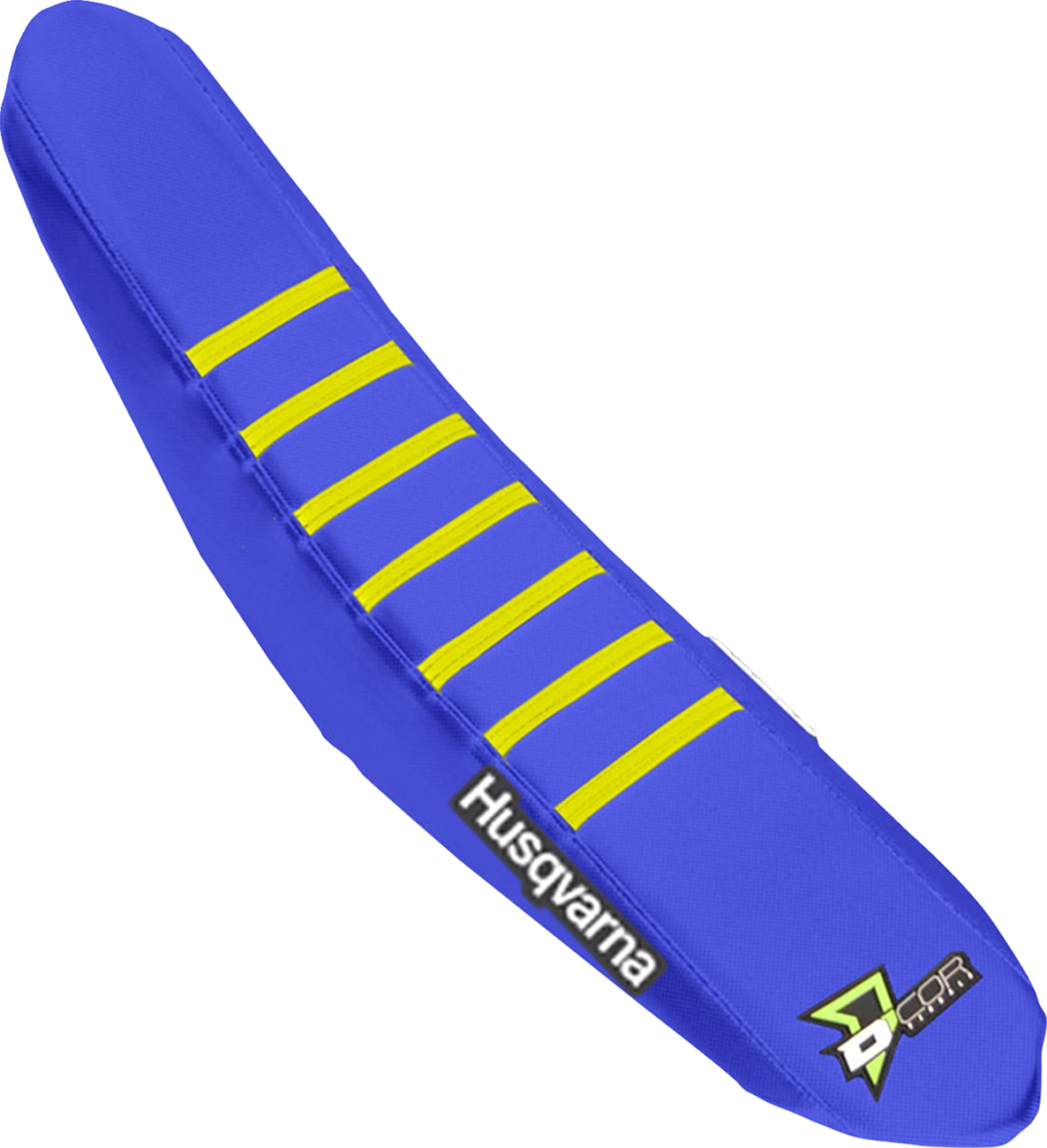 D'COR Visuals Seat Cover - Royal Blue/Yellow - TC/FC '15