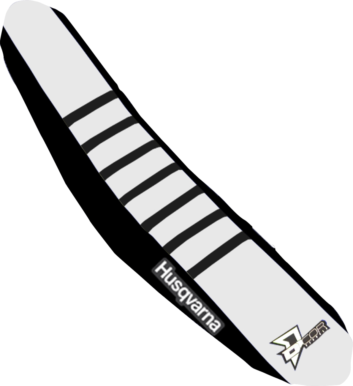 D'COR Visuals Seat Cover - Black/White - TC/FC '16-'18