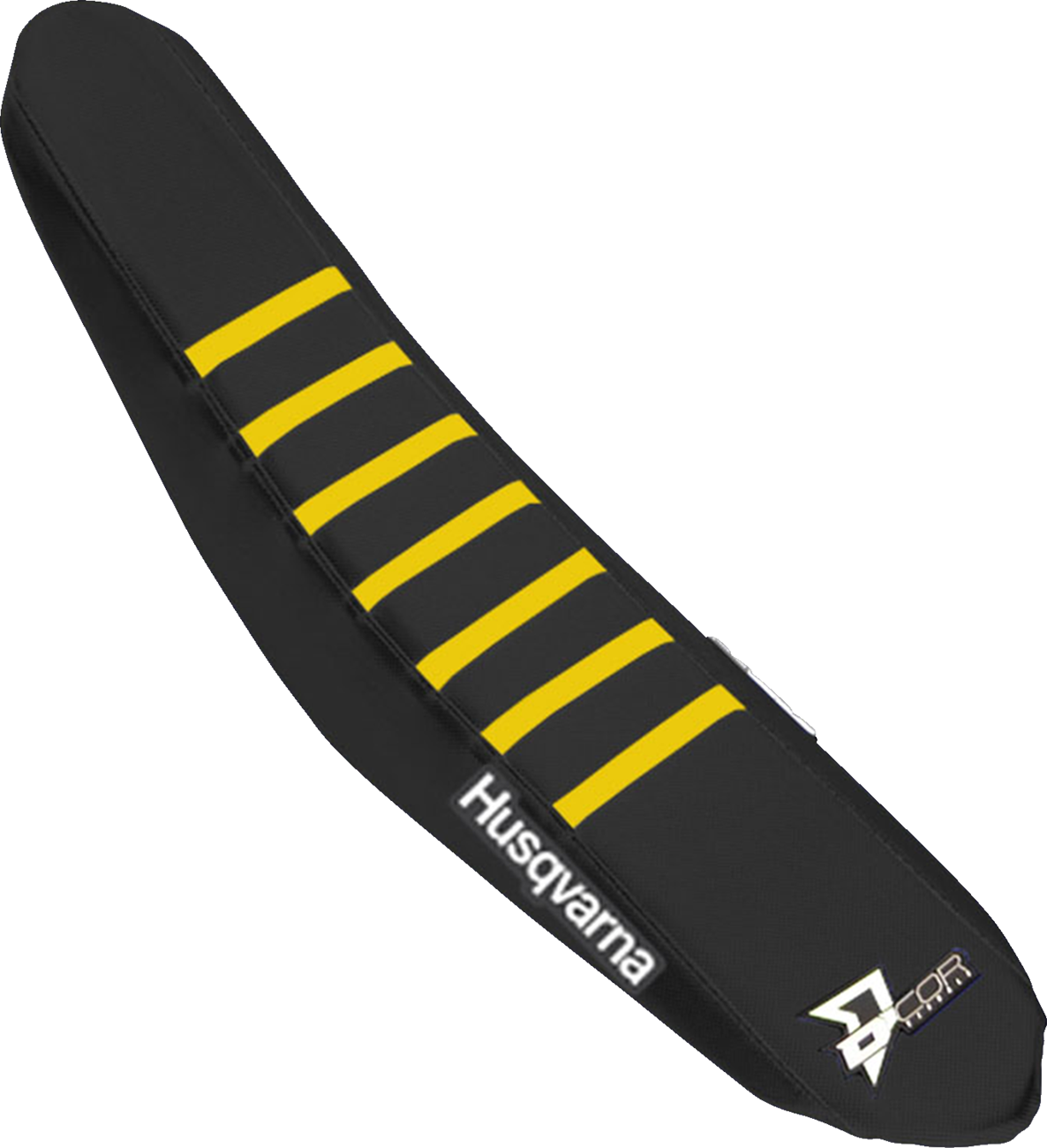 D'COR Visuals Seat Cover - Black/Yellow - TC85 '18-'22