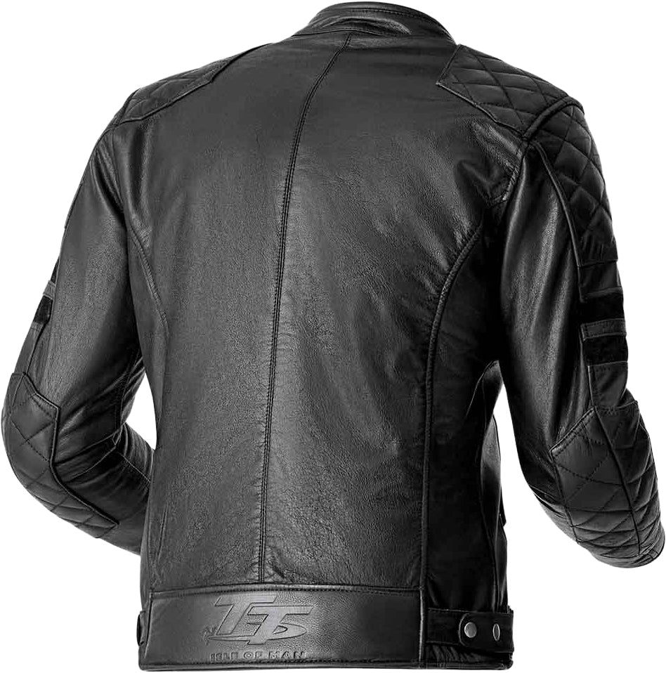 RST IOM TT Hillberry 2 CE Men's Leather Jacket - Black - View 2