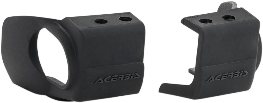 ACERBIS Fork Shoe Covers - Black / RR 2T/4T / '12-'18 0412-0475