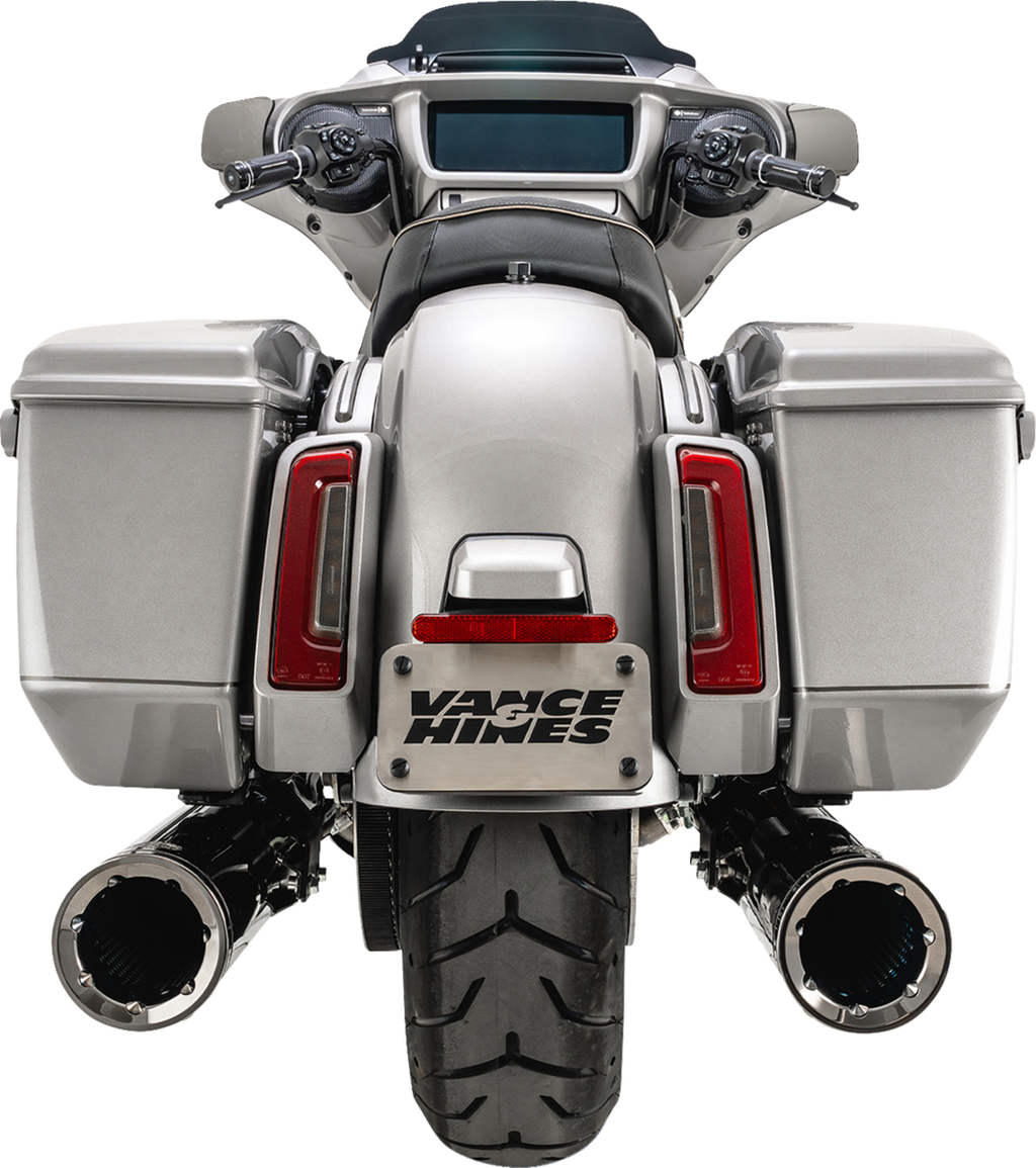 Vance & Hines 17-23 Harley-Davidson CVO/Touring Hi-Output Slip on Exhaust - Dark Chrome