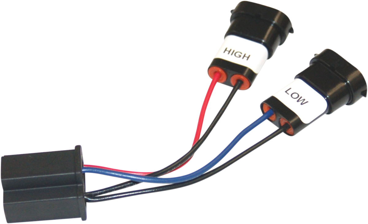 NAMZ H9 & H11 to H4 Headlight Adapter - Headlight Adapter Pigtail / 14-Up FLHR 2001-2294