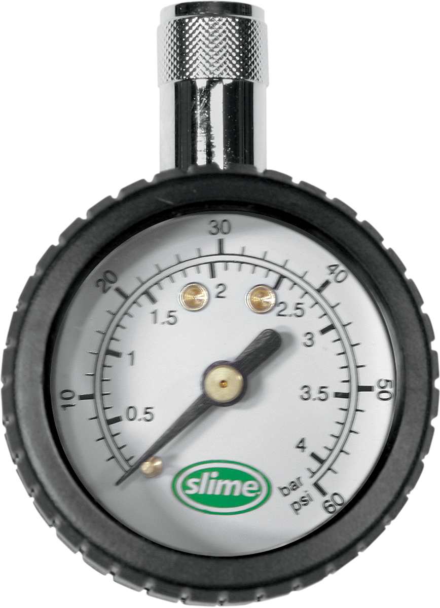 SLIME Magnetic Tire Pressure Gauge - Gauge / Magnetic / Round 0363-0037