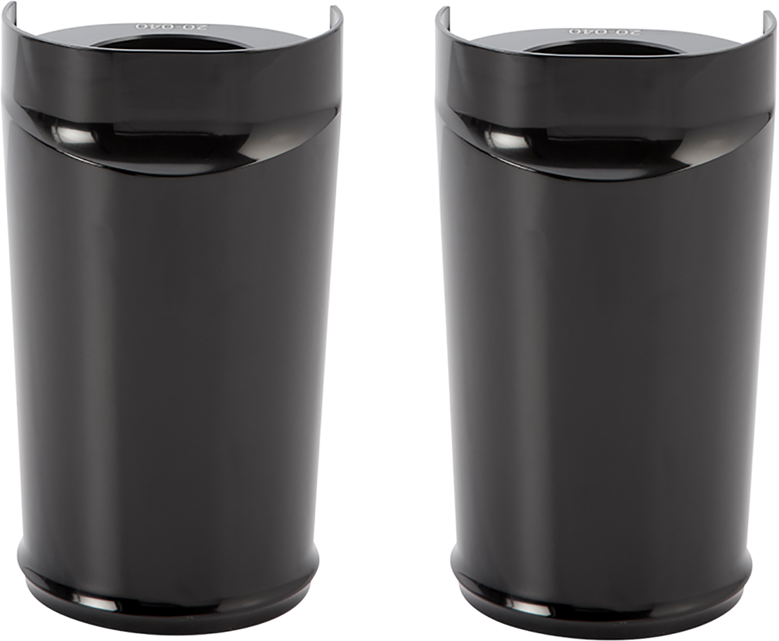 ARLEN NESS Fork Boot Cover - Black Anodized / Smooth 0411-0178