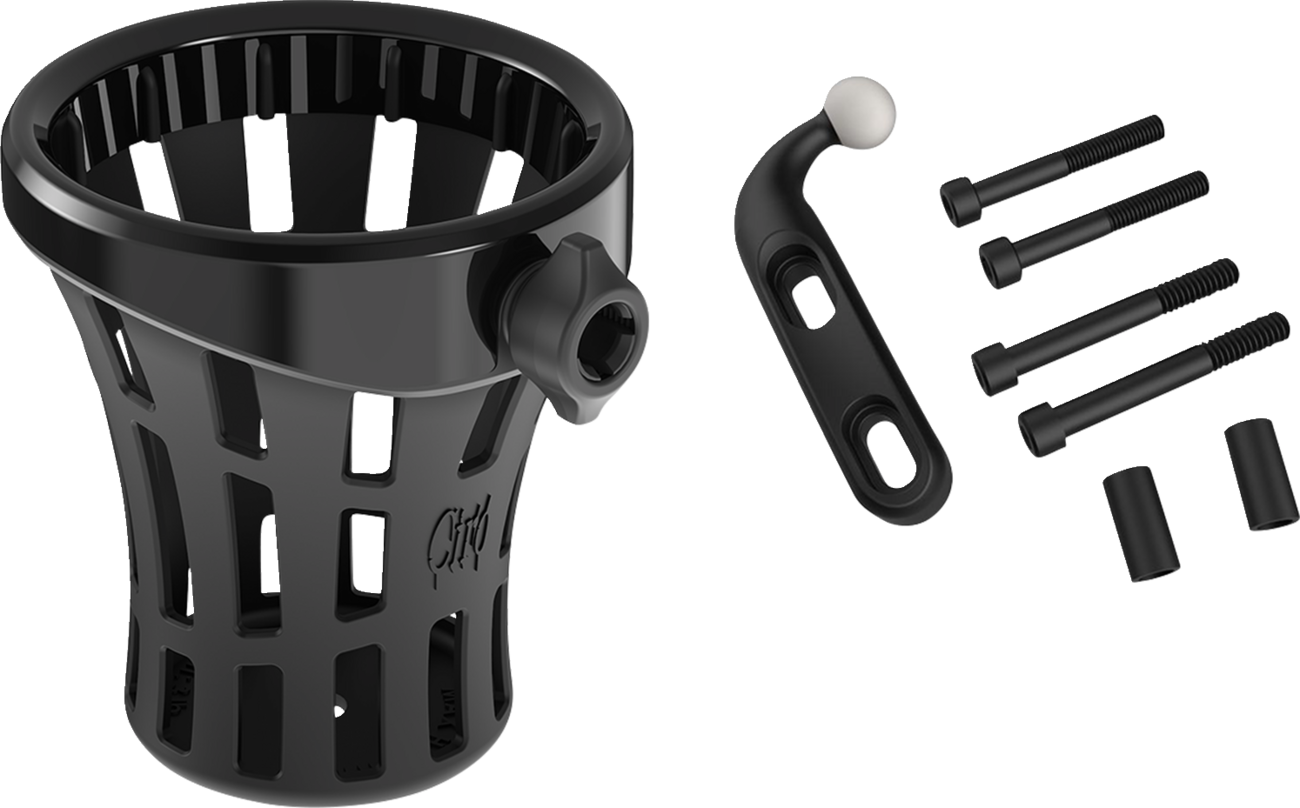 CIRO Gen 2 Drink Holder - Big Ass® / Black / Black Perch Mount 0636-0600