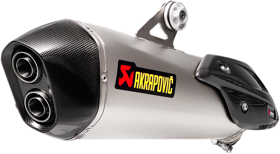 AKRAPOVIC Titanium Slip-On Line Scooter Muffler