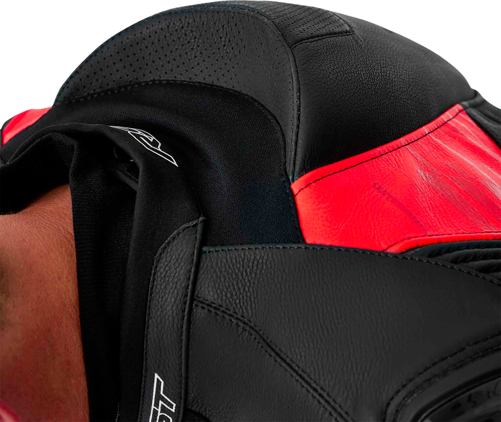 RST Tractech Evo 5 CE Men's Leather Jacket - Black / Fluorescent Red - View 27