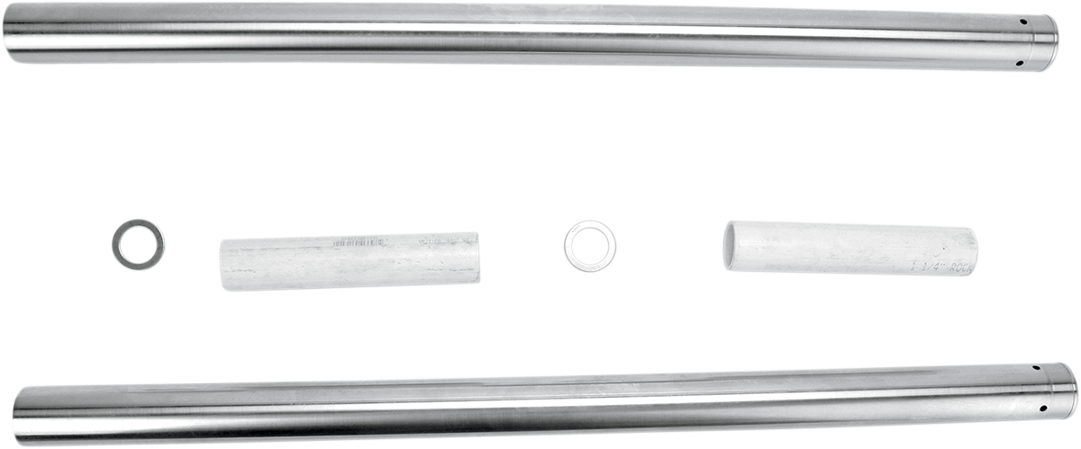 CUSTOM CYCLE ENGINEERING Fork Tubes - 49 mm / 27.50" / Hard Chrome / Standard 0404-0051