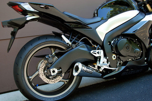 Brock's Performance Alien Head Full System 14" Muffler - 2009-2016 Suzuki GSX-R1000 - 394850
