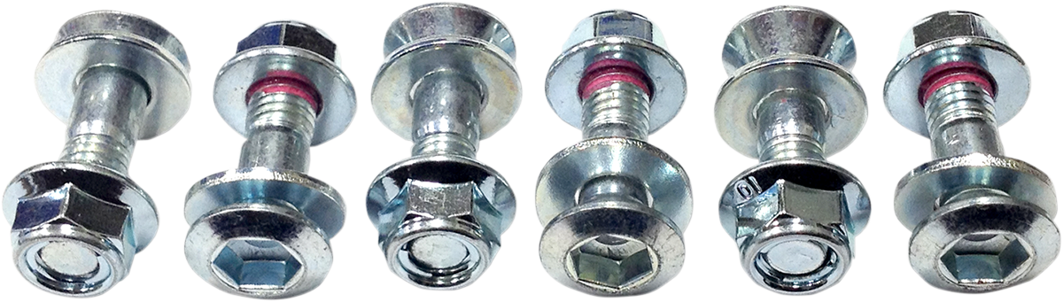 MOTION PRO Sprocket Bolt and Nut Fastening Kit - Sprocket Bolt/Nut Kit / 6-Pack 2401-0854