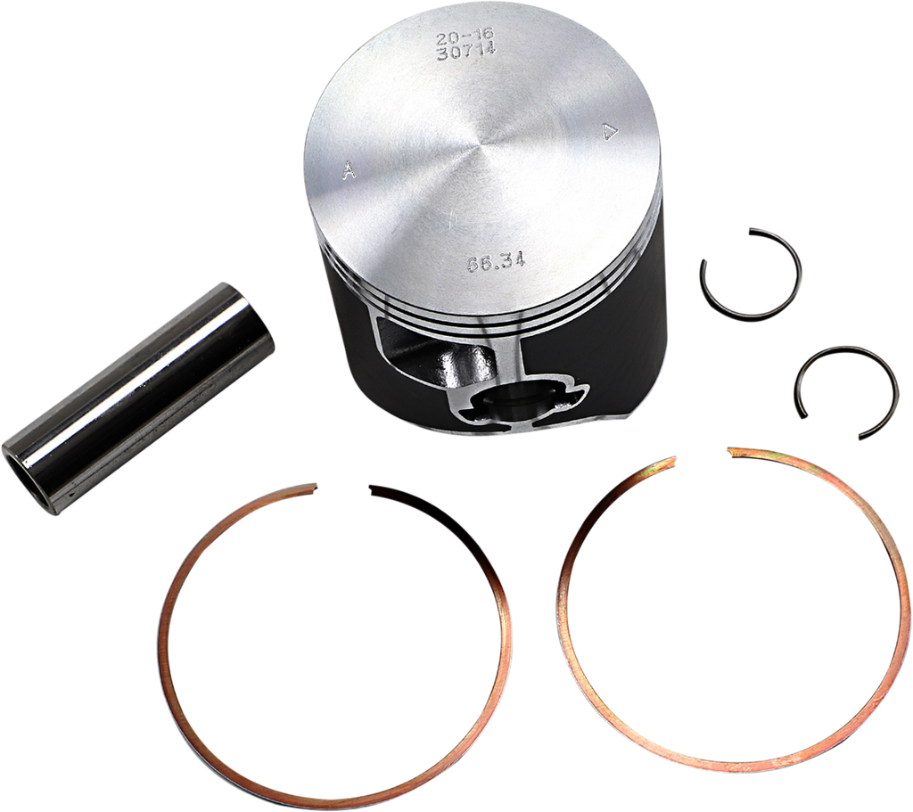 VERTEX Piston Kit Cast Replica for 2 Stroke - Piston Kit / 66.35 mm / Gas Gas | Husaberg | Husqvarna | KTM 0910-2067