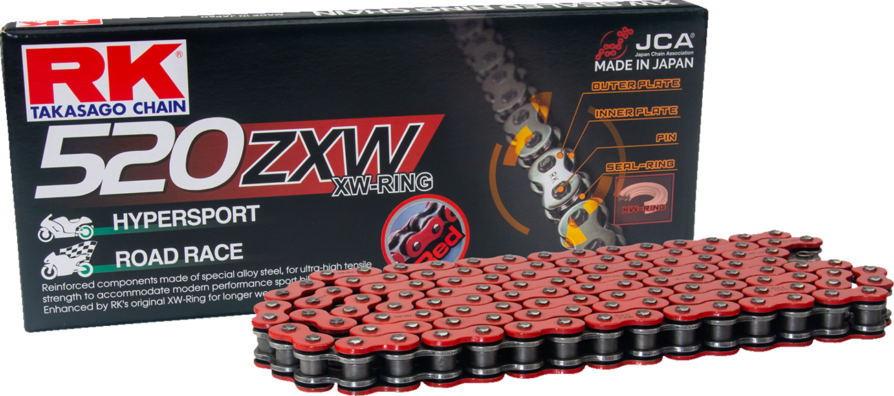 RK Sealed Chain (ZXW) Connecting Link — 520 ZXW