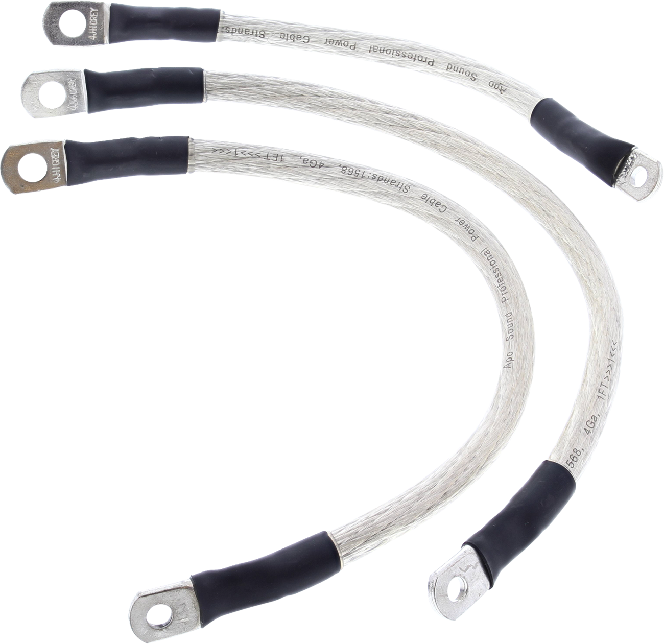 ALL BALLS Battery Cable Kit - Clear 2113-1008