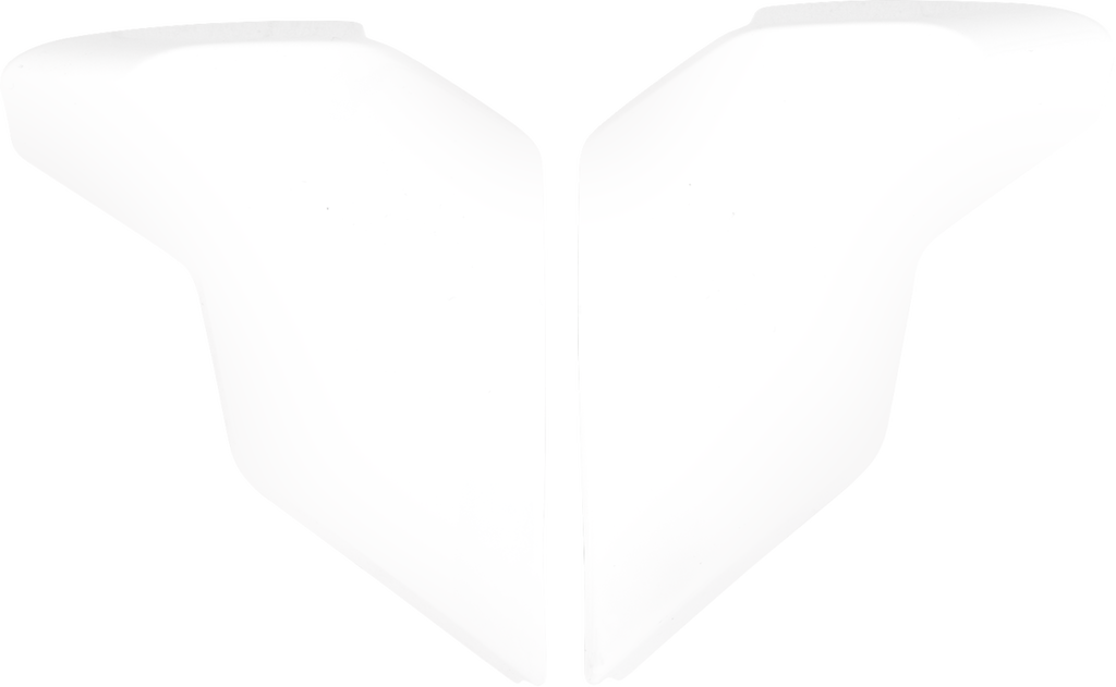 ICON Ultraflite™ Helmet Side Plates — Solid - Ultraflite™ Side Plates / Gloss White 0133-1754
