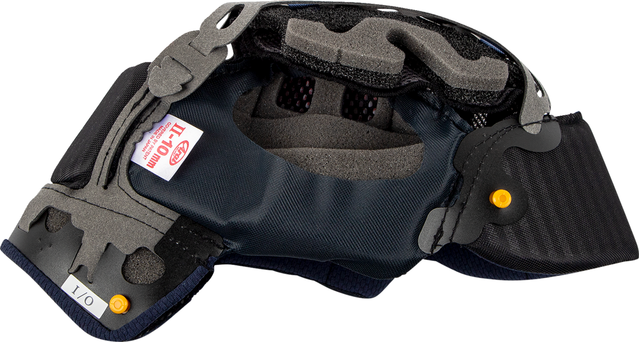 ARAI HELMETS Corsair-X/Defiant-X/Signet-X Helmet Interior Pad — M/L