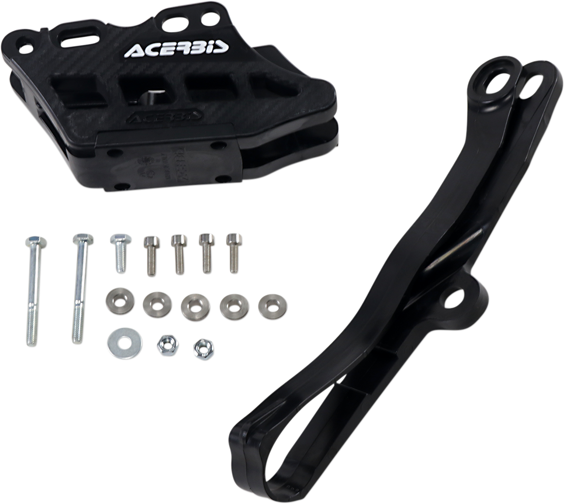 ACERBIS Chain Guide 2.0 and Slider Kit - Black / Kawasaki 1231-1007