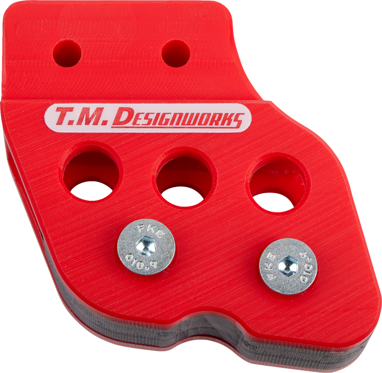 T.M. DESIGNWORKS Chain Guide - Red / Honda/Yamaha/Kawasaki/Suzuki 1231-1658