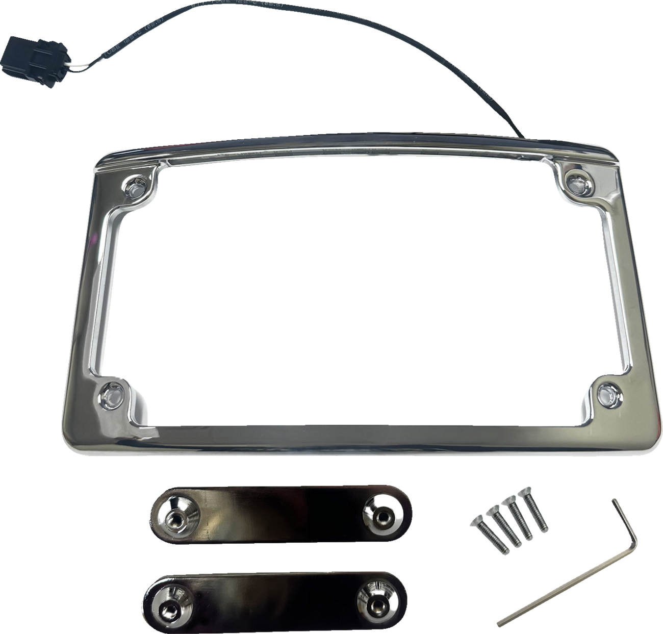 CUSTOM DYNAMICS License Plate Frame - LED / Chrome 2030-2349