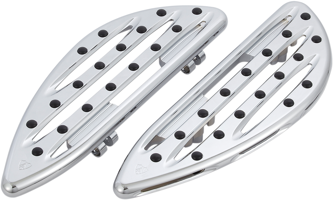 ARLEN NESS Deep Cut Floorboards - Driver / Chrome 1621-0260