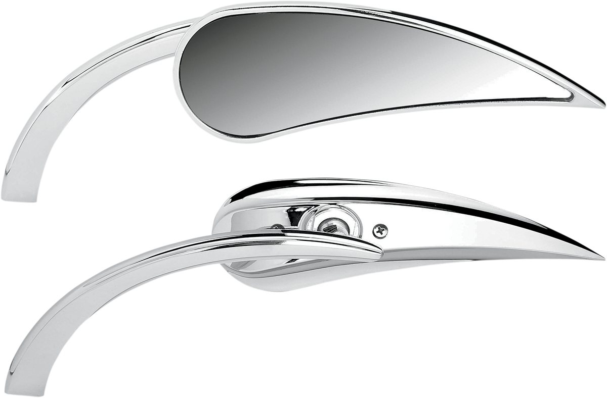 ARLEN NESS Mirror - Micro / Rad 2 / Side View / Teardrop / Chrome / Left 0640-0497