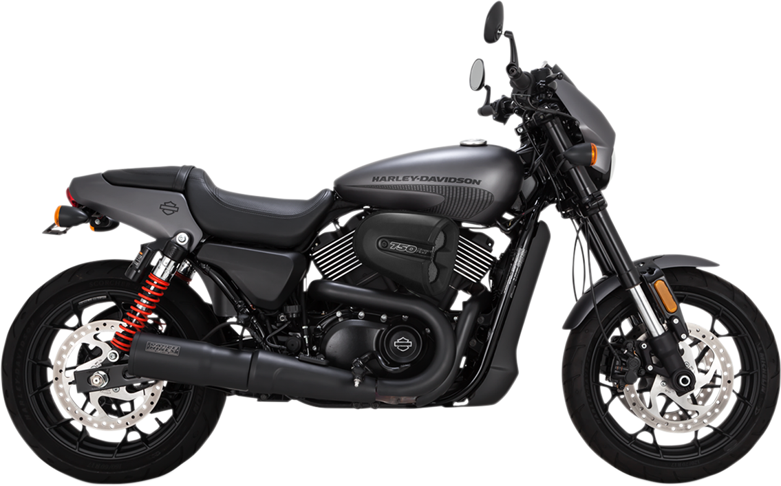 Vance & Hines Harley-Davidson 17-20 Street Rod Hi-Output Slip-On Black Slip-On Exhaust