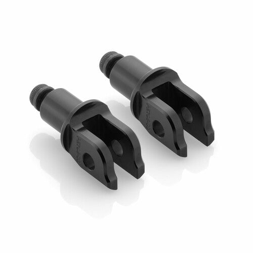 Rizoma Footpeg Mount Kit - Rider Black Pair - PE795B