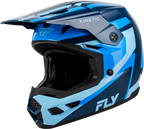 FLY Racing Kinetic Sync Helmet (2027) - Navy / Blue / Light Blue - View 19